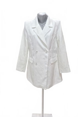 Dámske sako Trendyol, farba biela, veľkosť 42
