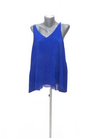 Dámský top Mango, barva modrá, velikost XL