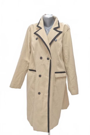 Dámsky zimný kabát Genesis, farba béžová, veľkosť M