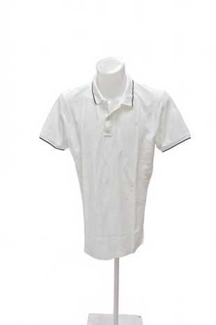 Pánské tričko Fishbone (Fsbn) bez potisku, barva bílá, velikost XL