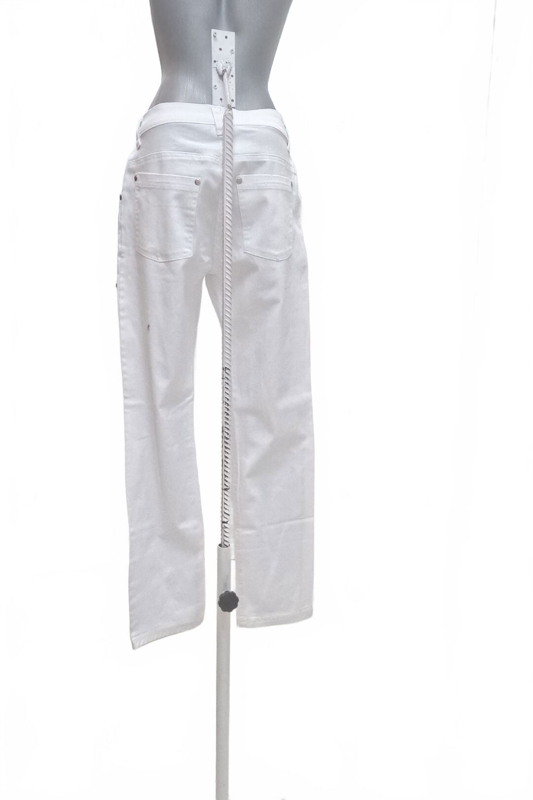 Dámske nohavice James & Nicholson, farba biela, veľkosť 38