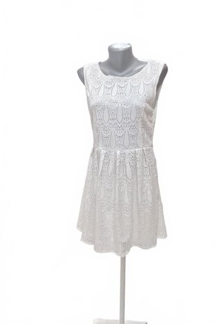 Dámske šaty Fbsister, farba biela, veľkosť L