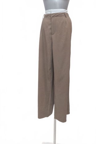 Dámské kalhoty Shein, barva hnědá, velikost XL