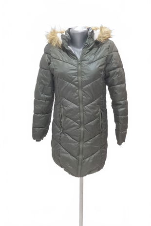 Dievčenská zimná bunda Girls Destination, farba khaki, veľkosť 158