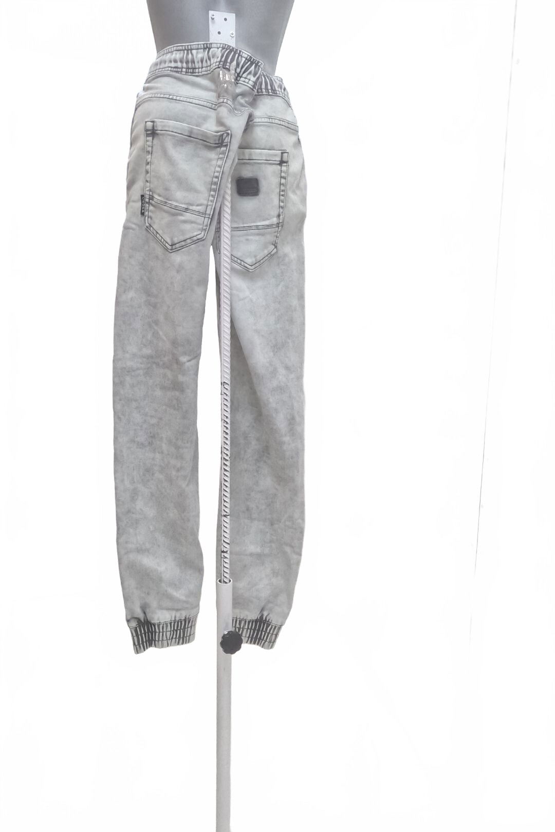 Pánské kalhoty Cropp, barva šedá, velikost S