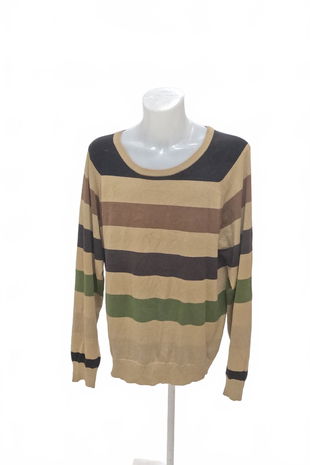 Pánsky sveter Genesis, farba pruhovaná, veľkosť XL