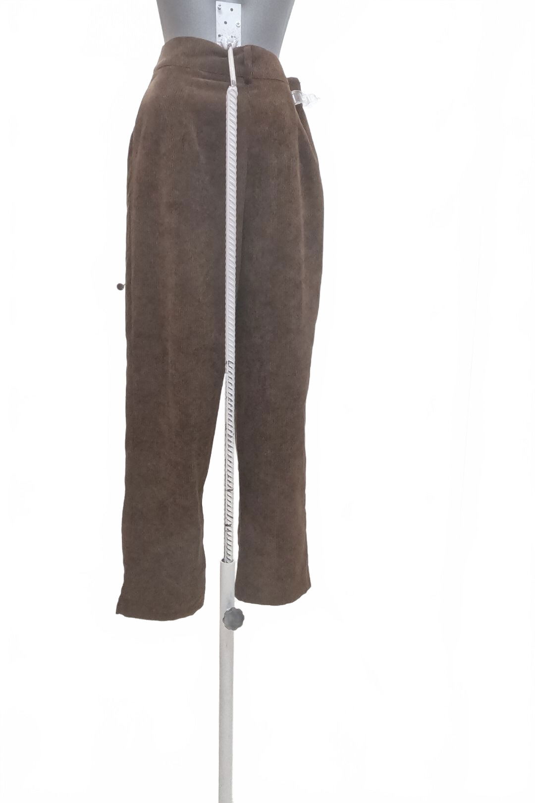 Dámske nohavice Shein, farba hnedá, veľkosť S