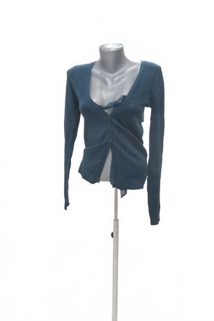 Dámsky sveter Mango, farba tyrkysová, veľkosť M