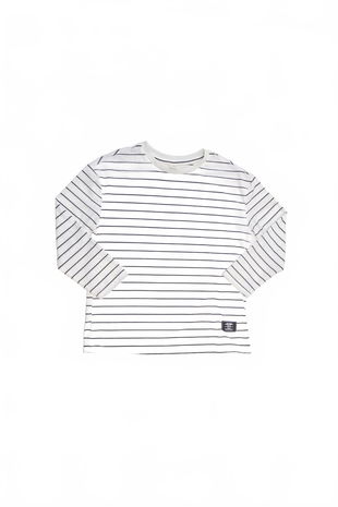 Dievčenské tričko Shein bez potlače, farba pruhovaná, veľkosť 8-9 r