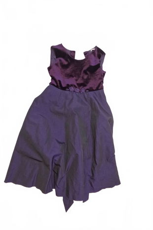 Dievčenské šaty George, farba fialová, veľkosť 8-9 r