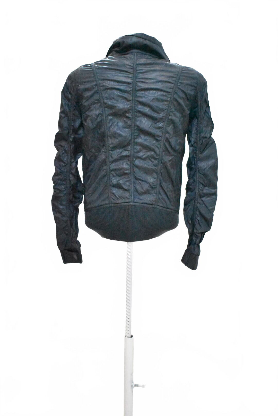 Dámska bunda Calvin Klein Jeans, farba sivá, veľkosť XS