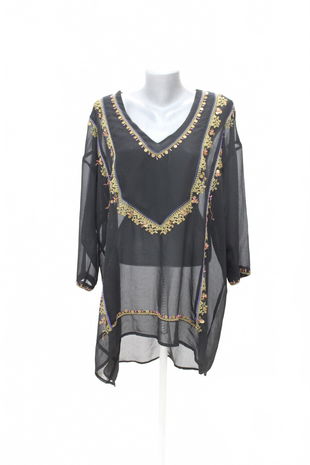 Dámská halenka Urban Classics, barva vícebarevná, velikost 3XL