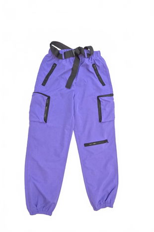 Dievčenské nohavice Shein, farba fialová, veľkosť 152