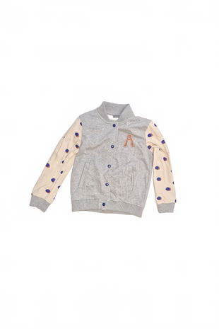 Dievčenská mikina Genesis bez potlače, farba viacfarebná, veľkosť 122