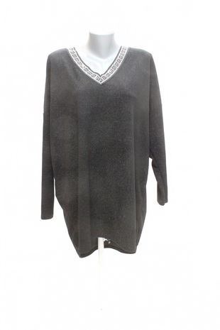 Dámská halenka Sweetissima, barva černá, velikost XL