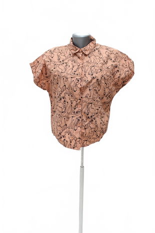 Dievčenská blúzka Genesis, farba vzorovaná, veľkosť 158