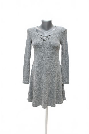 Dámske šaty New Look, farba sivá, veľkosť 34