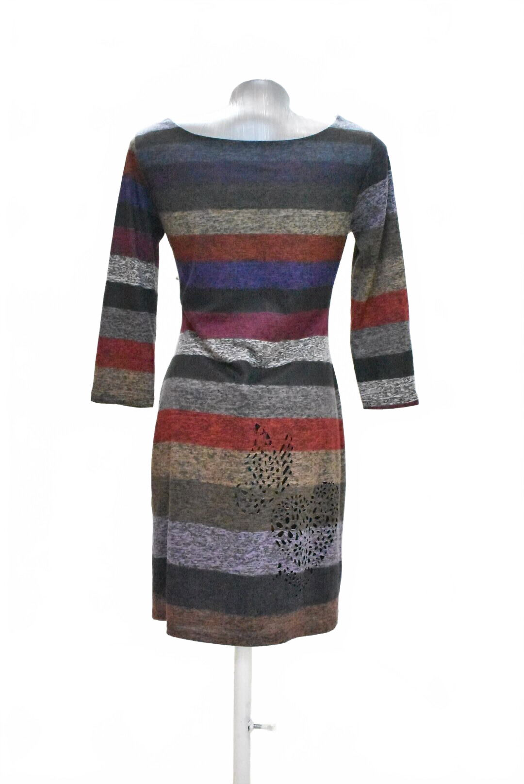 Dámske šaty Desigual, farba pruhovaná, veľkosť M