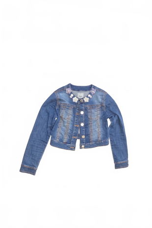 Dievčenská bunda Genesis, farba denim, veľkosť 140