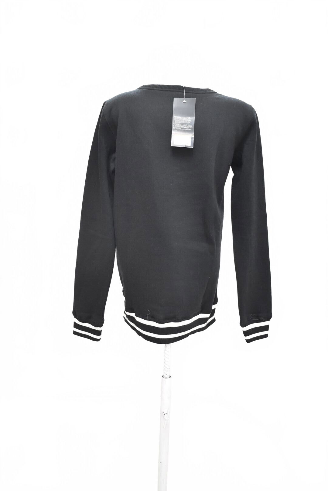 Dievčenská mikina Chapter One bez potlače, farba čierna, veľkosť 170