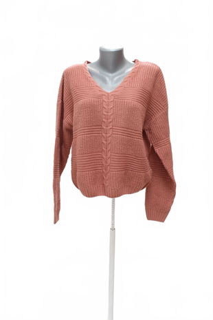 Dámsky sveter Sinsay, farba ružová, veľkosť L