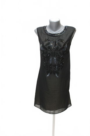 Dámske šaty Ted Baker, farba čierna, veľkosť S