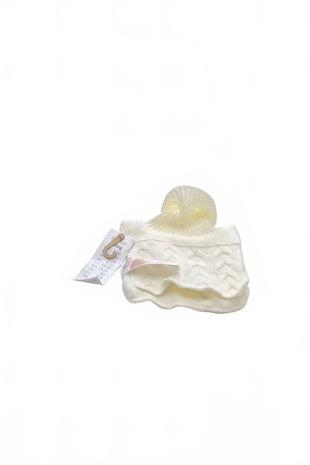 Dětská šála, barva bílá