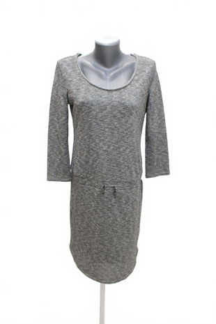 Dámske šaty Esprit, farba sivá, veľkosť M