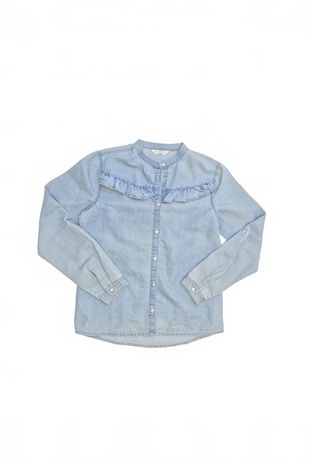 Dievčenská blúzka Calliope, farba modrá, veľkosť 152