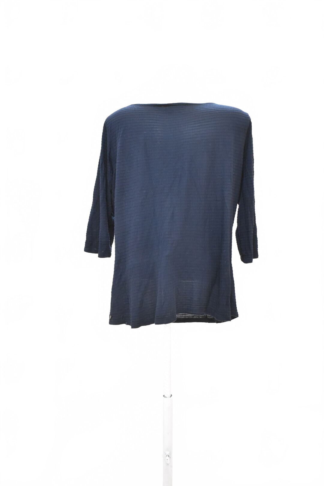 Dámske tričko Tom Tailor bez potlače, farba modrá, veľkosť M