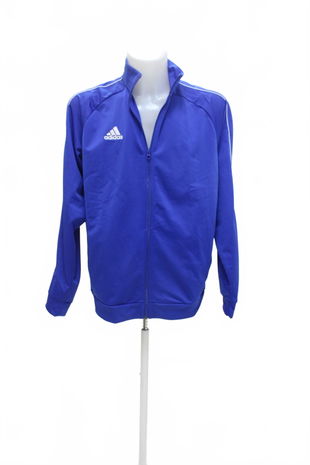 Pánská mikina Adidas s potiskem, barva modrá, velikost L