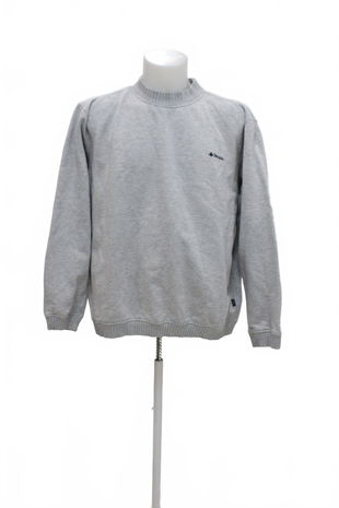 Pánská mikina Genesis s potiskem, barva šedá, velikost M