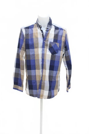 Pánská košile Angelo Litrico, barva vzorovaná, velikost 43