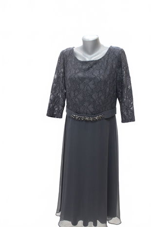 Dámske šaty Vera Mont, farba sivá, veľkosť 42