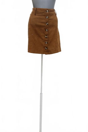 Dámska sukňa Shein, farba hnedá, veľkosť 38