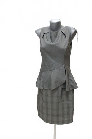 Dámske šaty Pietro Filipi, farba sivá, veľkosť S