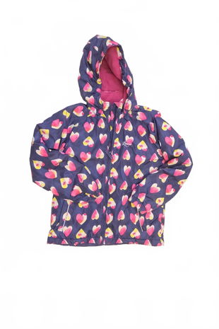 Dievčenská zimná bunda Lewro, farba vzorovaná, veľkosť 140