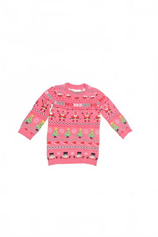 Dievčenský sveter Next, farba ružová, veľkosť 104