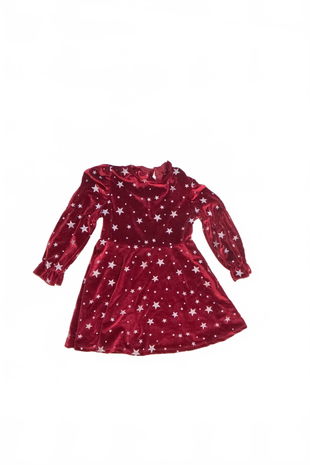 Dievčenské šaty Genesis, farba bordó, veľkosť 3-4 r