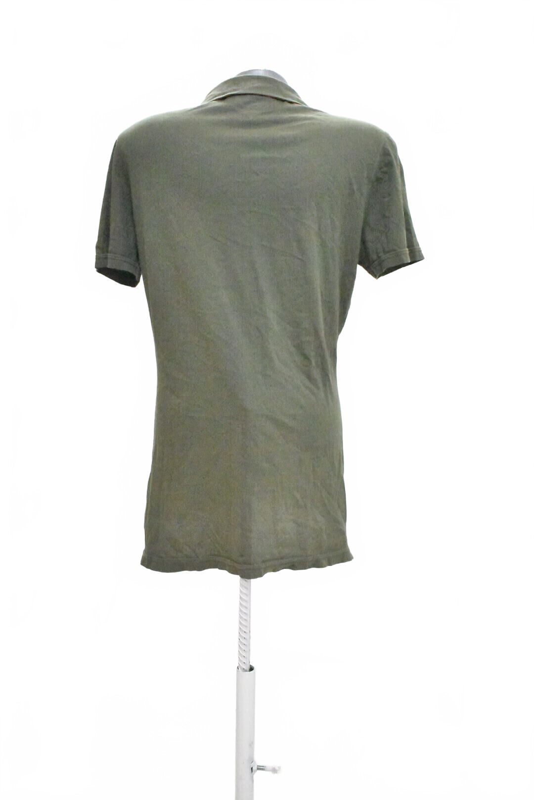 Dámske tričko Tommy Hilfiger bez potlače, farba khaki, veľkosť M