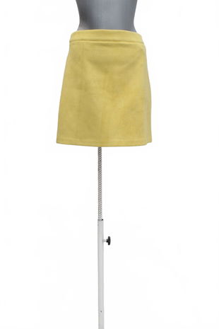 Dámska sukňa Pull&Bear, farba žltá, veľkosť M