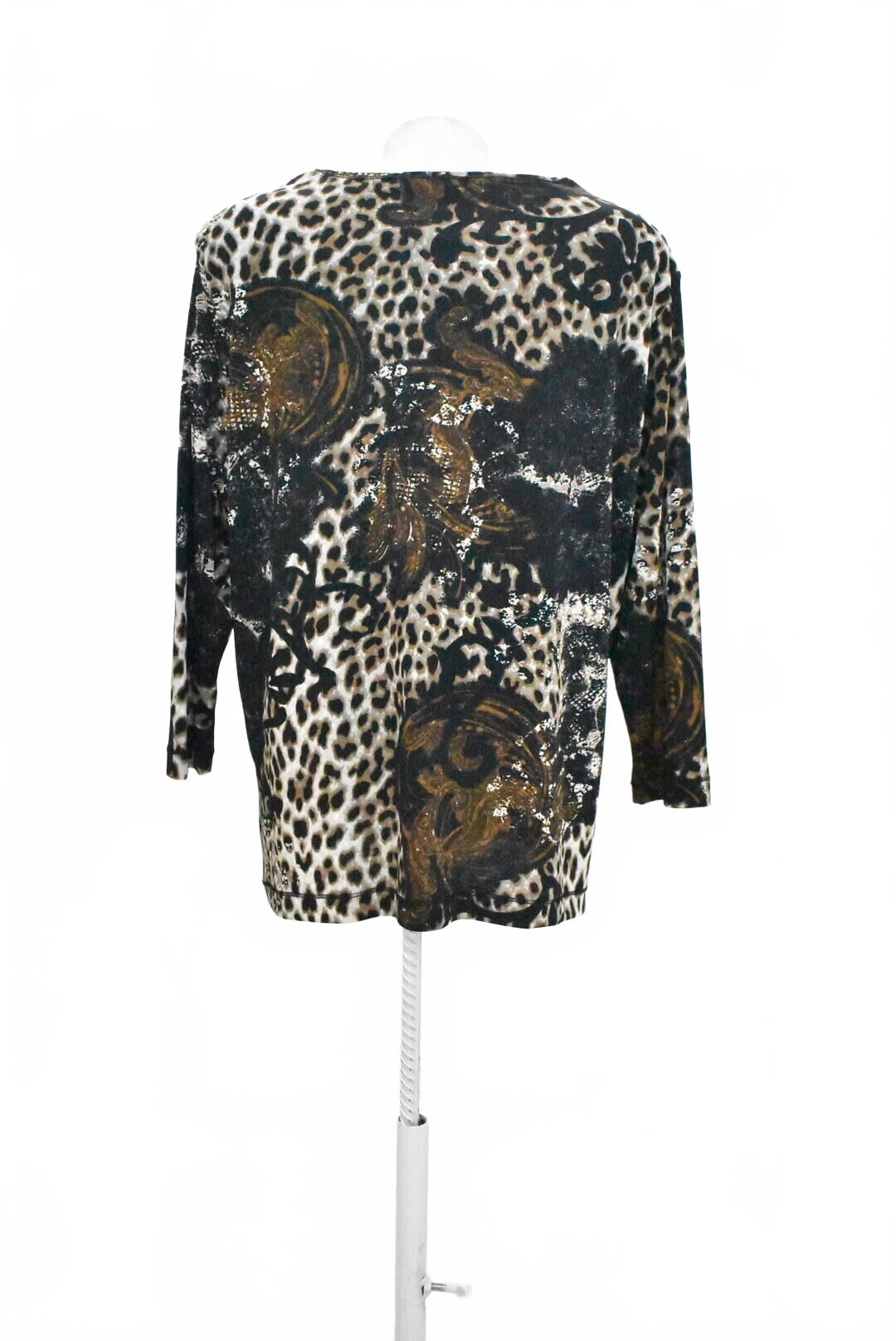 Dámské tričko Gerry Weber bez potisku, barva zvířecí vzory, velikost 46