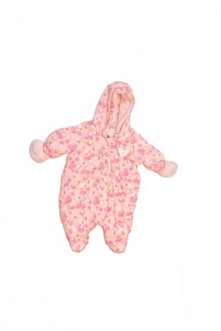 Dievčenská zimná kombinéza Lupilu, farba ružová, veľkosť 50