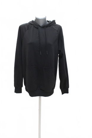 Dámská mikina Domyos bez potisku, barva černá, velikost XL