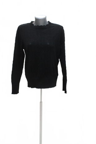 Dámske tričko Tchibo bez potlače, farba čierna, veľkosť 44