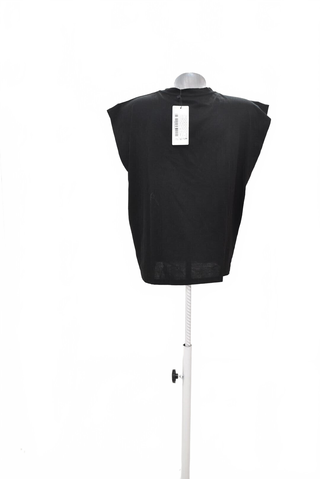 Dámske tričko Trendyol bez potlače, farba čierna, veľkosť S