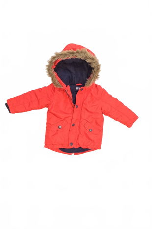 Chlapčenská zimná bunda Genesis, farba červená, veľkosť 86