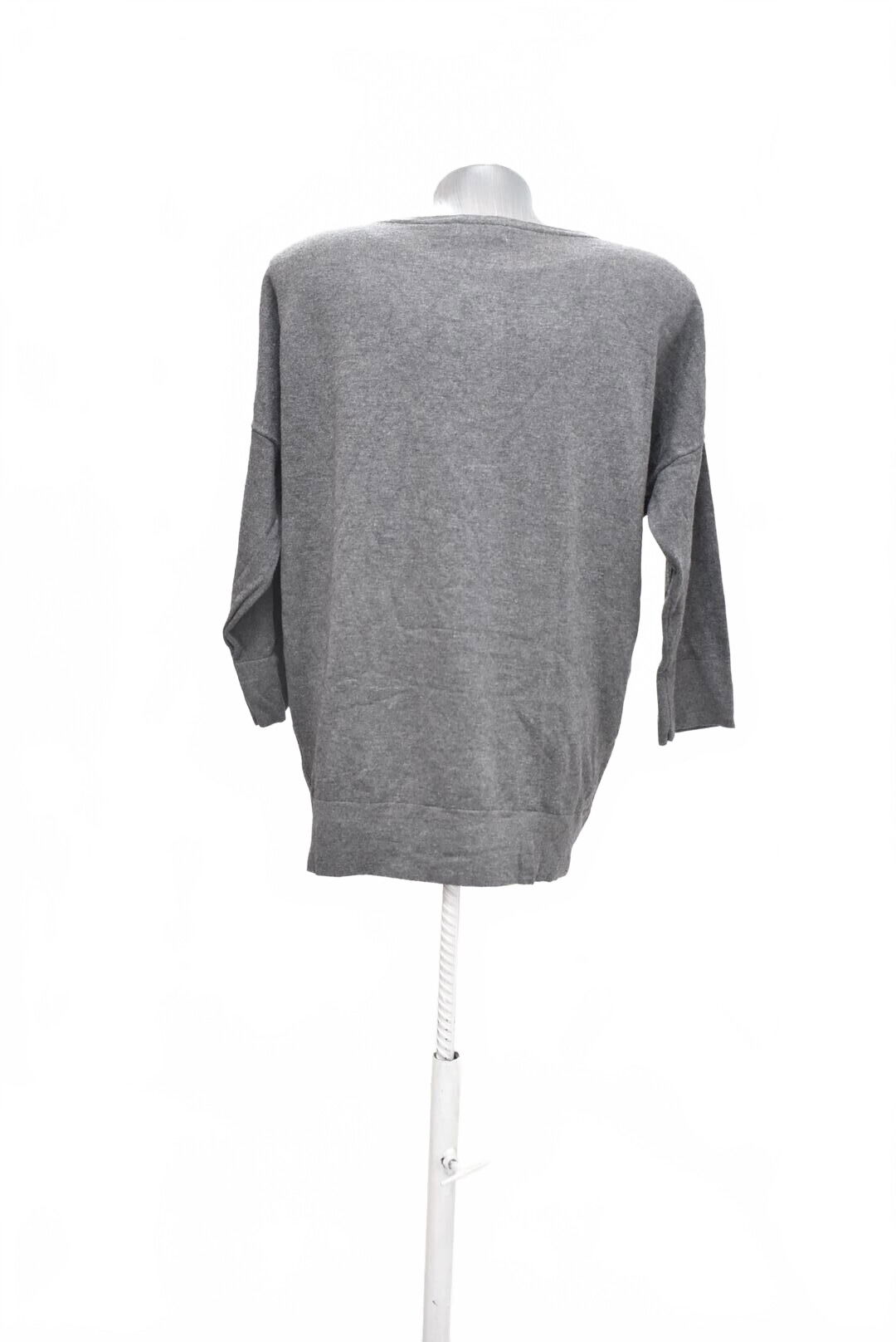 Dámsky sveter Reserved, farba sivá, veľkosť L