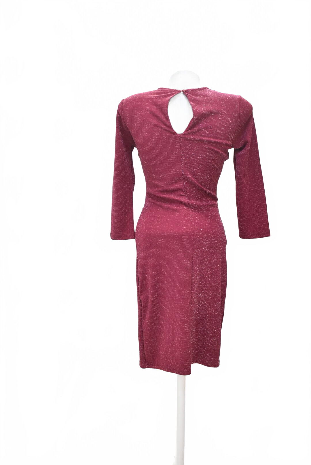 Dámske šaty Janina, farba bordó, veľkosť XS