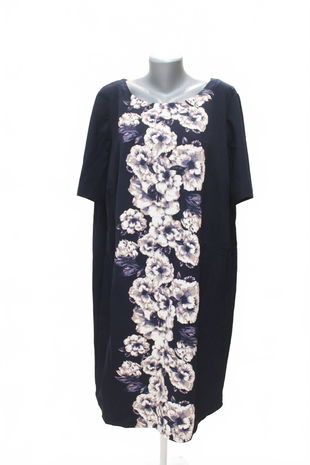 Dámske šaty Genesis, farba kvetovaná, veľkosť 46